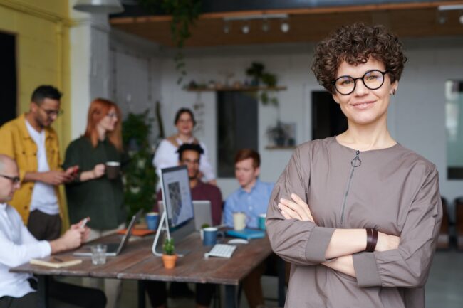 Groupe de professionnel au travail